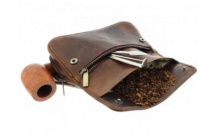 Chacom leather tobacco pouch CC0017BR