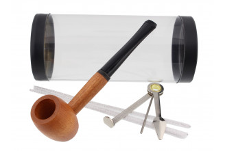 General corn cob pipe (straight stem) - La Pipe Rit