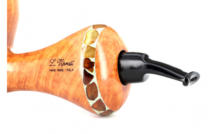 Luigi Viprati Collection Platinum Freehand pipe (102)