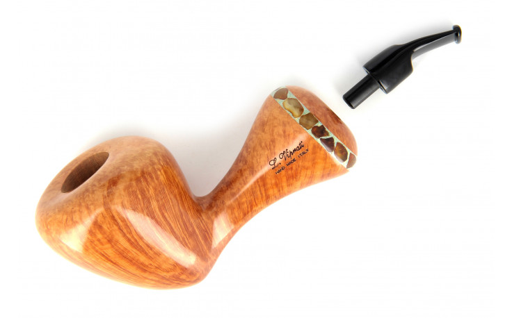 Luigi Viprati Collection Platinum Freehand pipe (102)