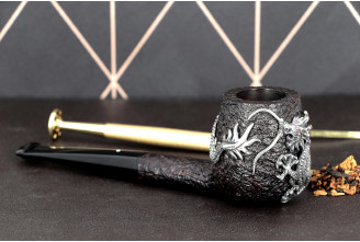 Dunhill Shell Briar Silver Dragon 2 pipe