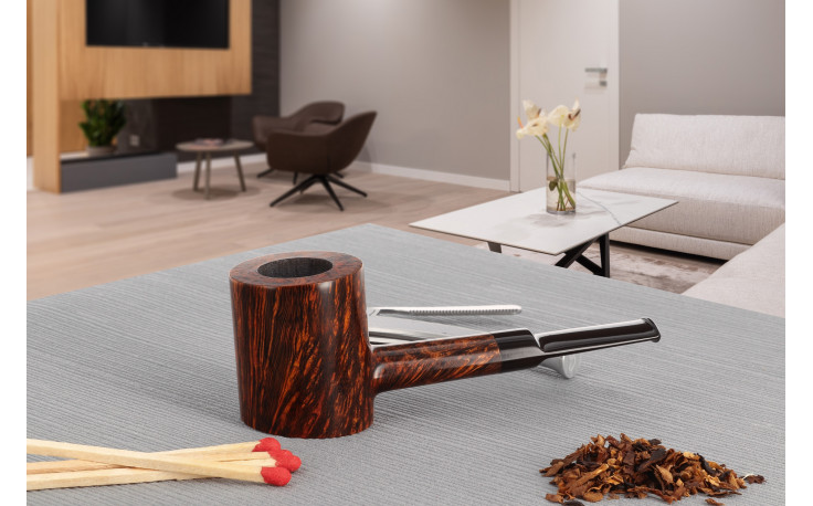 Tom Eltang Poker Pot pipe (brown smooth)