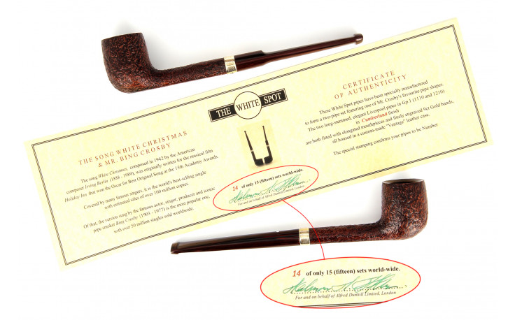 Dunhill Bing Crosby Cumberland pipe set (n°14/15)