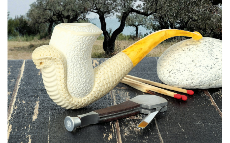 Snake meerschaum pipe (3)