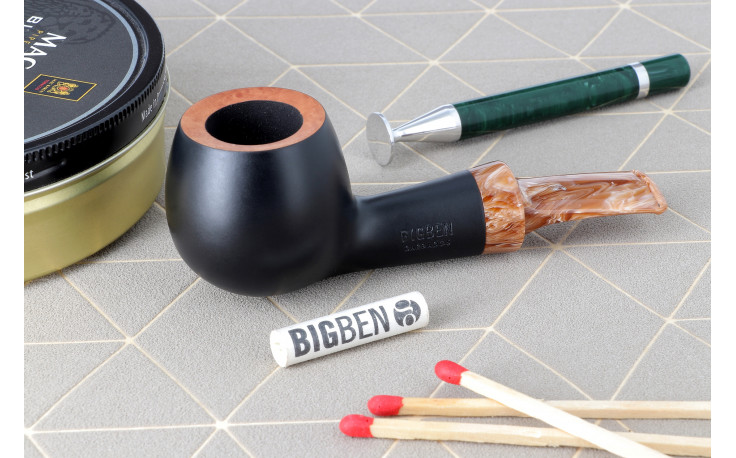 Big Ben Barbados 648 Black Mat pipe