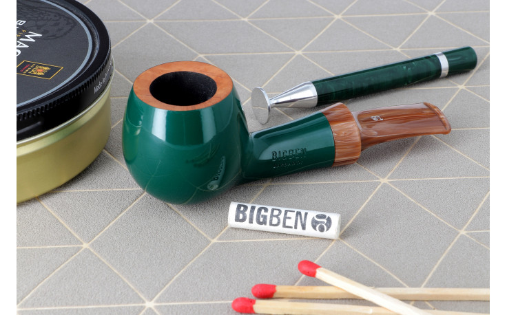 Big Ben Barbados 648 pipe (Green polish)