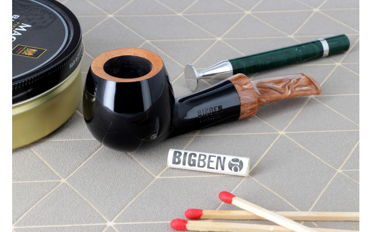 Big Ben Barbados 648 pipe (black polish)