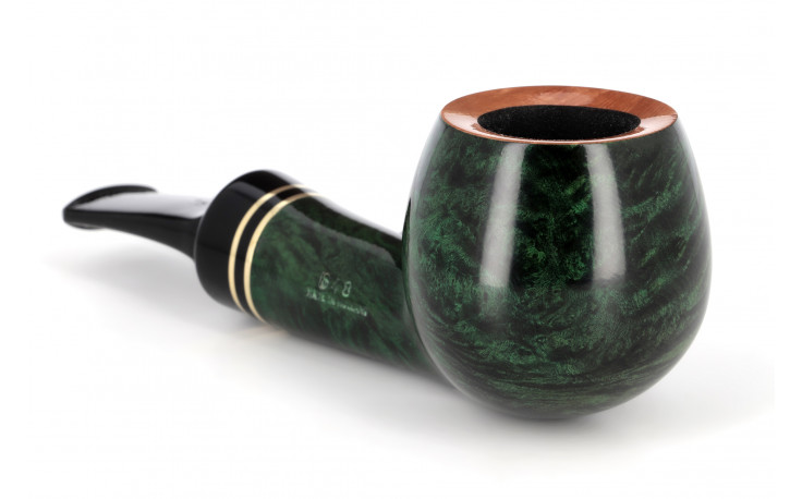 Big Ben Barbados 648 ringed pipe (green)