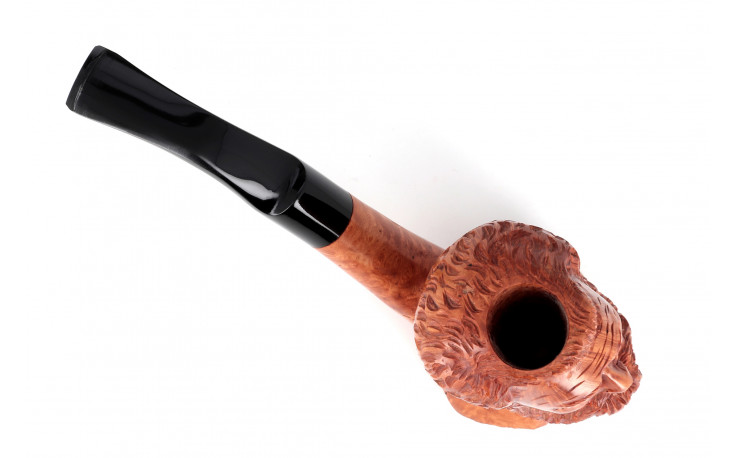 Jules Verne sculpted pipe