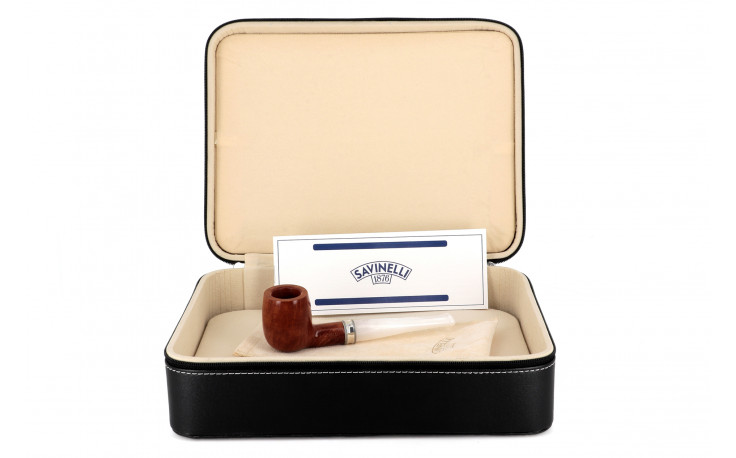 Savinelli 2023 pipe (nacre-white stem)