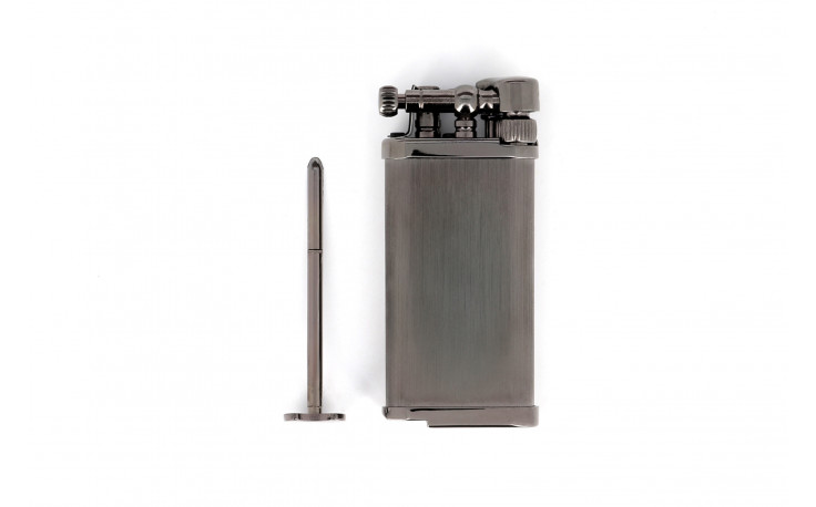 Corona Old Boy Brushed Steel pipe lighter (64/8115)