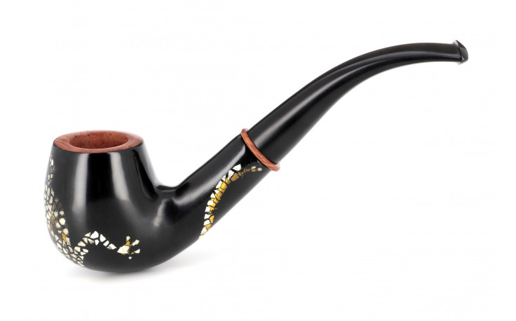 Walnut box Pierre Voisin salamander pipe