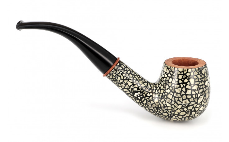 Walnut box Pierre Voisin Shell pipe