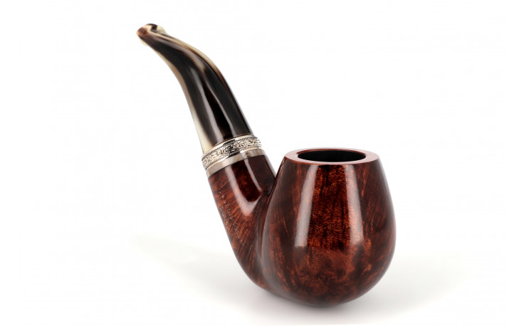 Hilson 2023 Tan Polish pipe (horn stem)