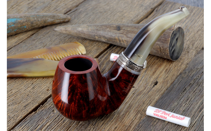 Hilson 2023 Tan Polish pipe (horn stem)