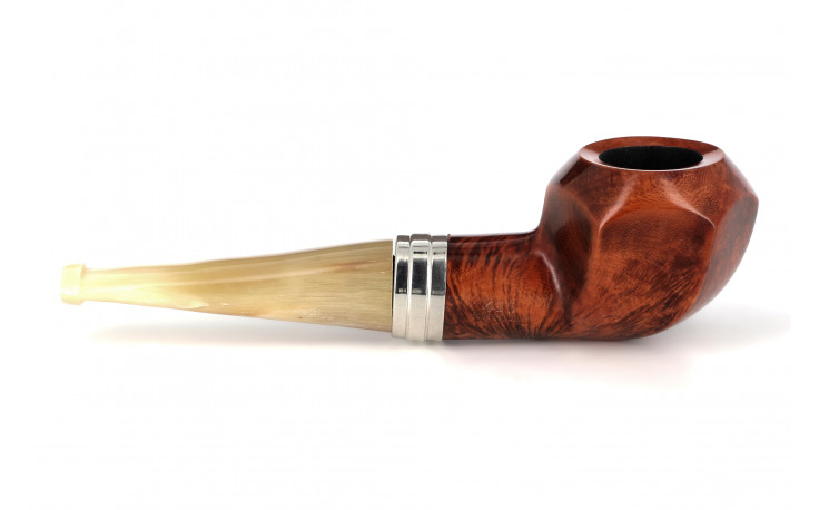 Big Ben Phantom 495 Tan Polish pipe (horn stem)