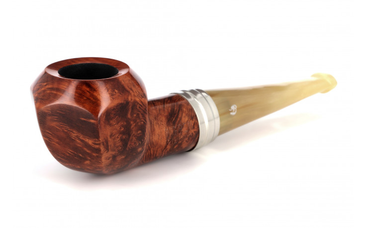 Big Ben Phantom 495 Tan Polish pipe (horn stem)