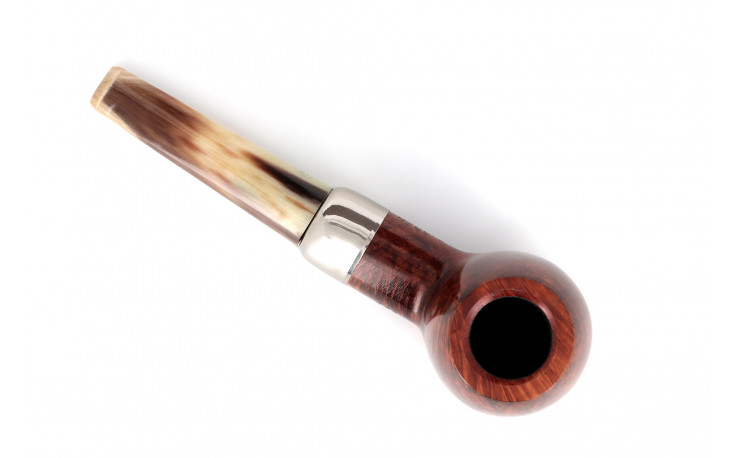 Big Ben Phantom 420 Tan Polish pipe (horn stem)