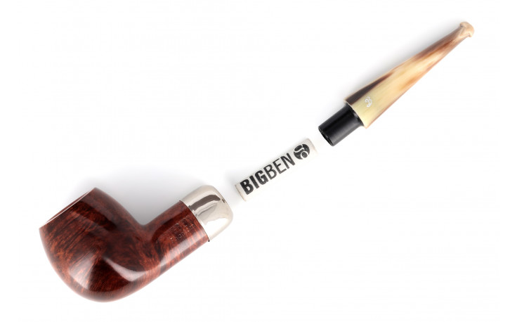 Big Ben Phantom 420 Tan Polish pipe (horn stem)