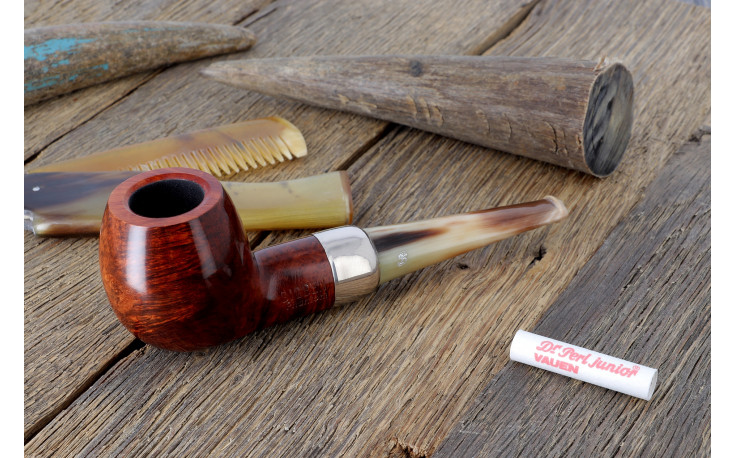 Big Ben Phantom 420 Tan Polish pipe (horn stem)