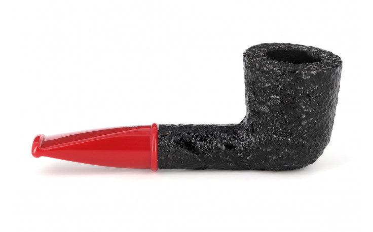 Savinelli Mini 409 short pipe (rusticated) (red stem)