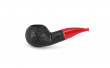 Savinelli Mini 321 short pipe (rusticated) (red stem)