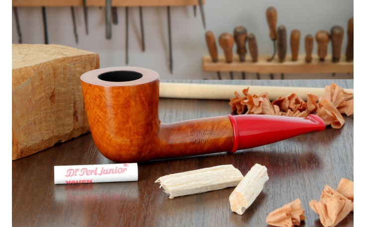 Savinelli Mini 409 short pipe (smooth) (red stem)