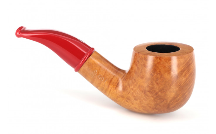 Savinelli Mini 601 short pipe (smooth) (red stem)