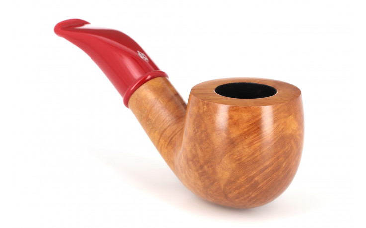 Savinelli Mini 601 short pipe (smooth) (red stem)