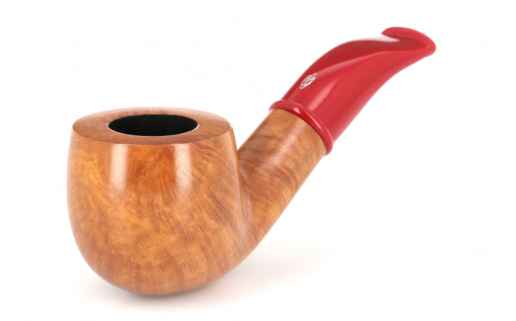 Savinelli Mini 601 short pipe (smooth) (red stem)