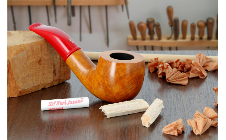 Savinelli Mini 601 short pipe (smooth) (red stem)