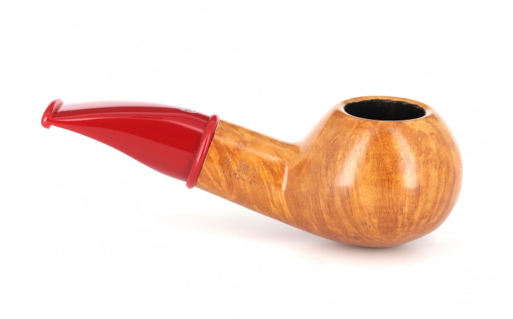 Savinelli Mini 321 short pipe (smooth) (red stem)