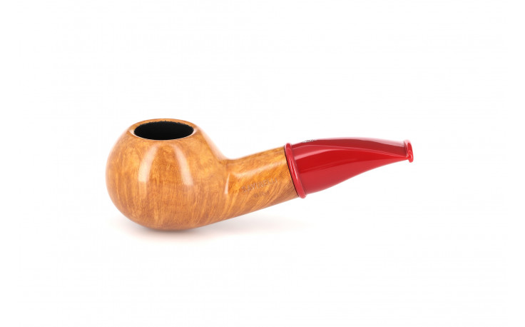 Savinelli Mini 321 short pipe (smooth) (red stem)