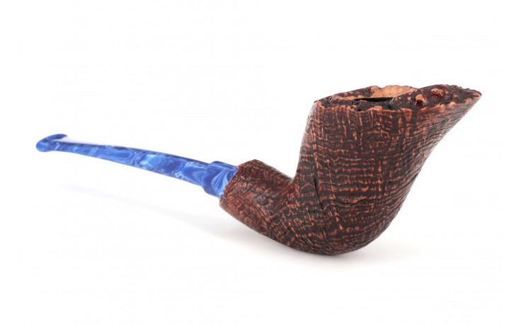 Savinelli Autograph Ring Grain sandblasted briar root pipe