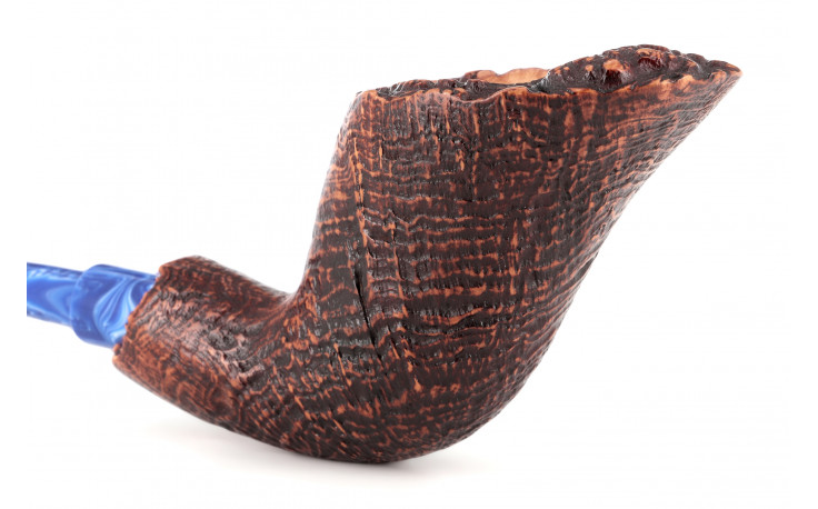 Savinelli Autograph Ring Grain sandblasted briar root pipe