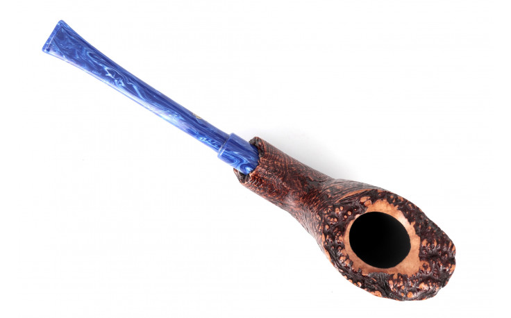 Savinelli Autograph Ring Grain sandblasted briar root pipe