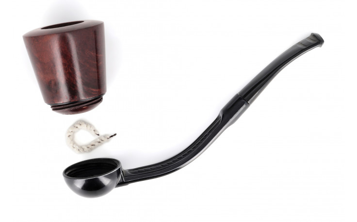 Falcon Hyperbole bent pipe (black shank and Dental stem)