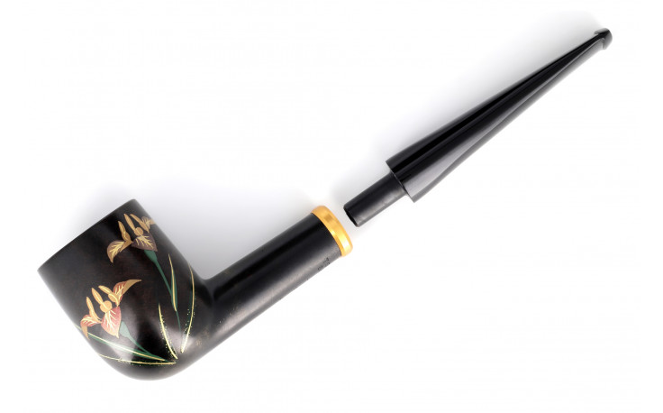 Tsuge 4 Seasons Iris pipe (Summer)