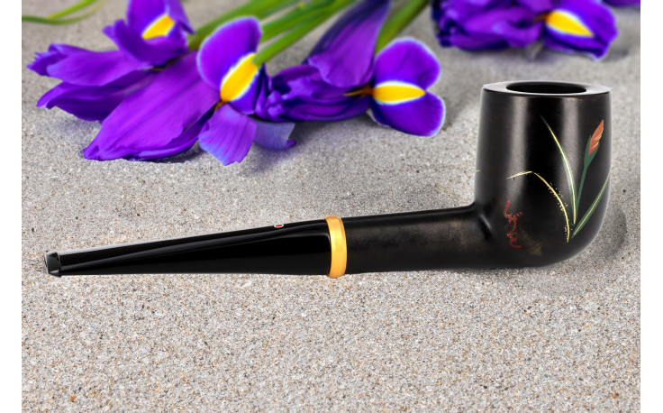 Tsuge 4 Seasons Iris pipe (Summer)