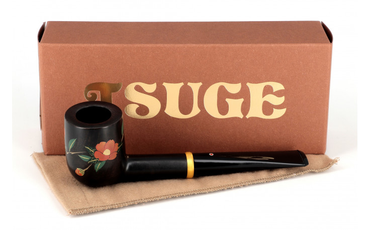 Tsuge 4 Seasons Camellia pipe (Winter)