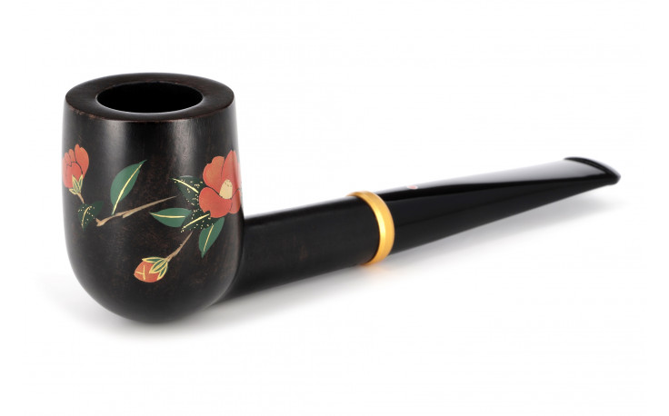 Tsuge 4 Seasons Camellia pipe (Winter)