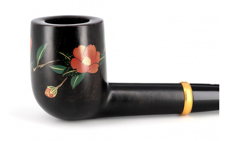 Tsuge 4 Seasons Camellia pipe (Winter)