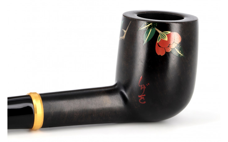 Tsuge 4 Seasons Camellia pipe (Winter)