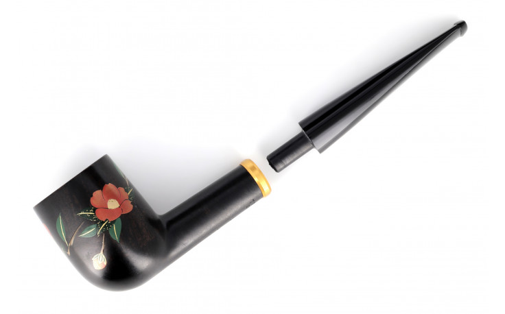 Tsuge 4 Seasons Camellia pipe (Winter)