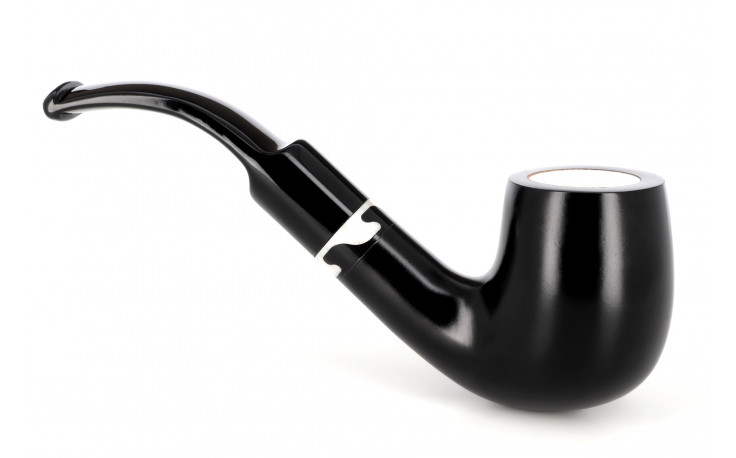 Meerschaum-lined bent pipe