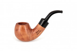 Eole bent briar pipe by Pierre Voisin