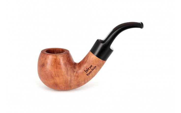 Eole bent briar pipe by Pierre Voisin