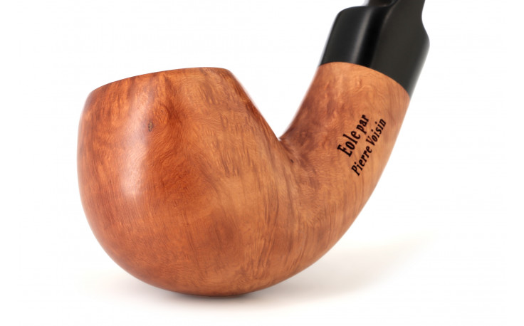 Eole bent briar pipe by Pierre Voisin