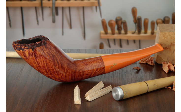 Savinelli Autograph Horn 081 pipe (Grade 00)