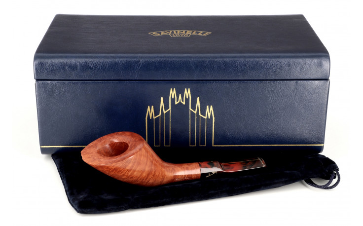 Savinelli Autograph Horn 083 pipe (Grade 8)